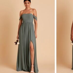 Birdy Grey Sea Glass August Convertible Chiffon Dress